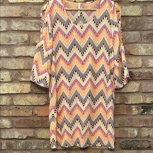 Chevron Patterned Women's Tunic